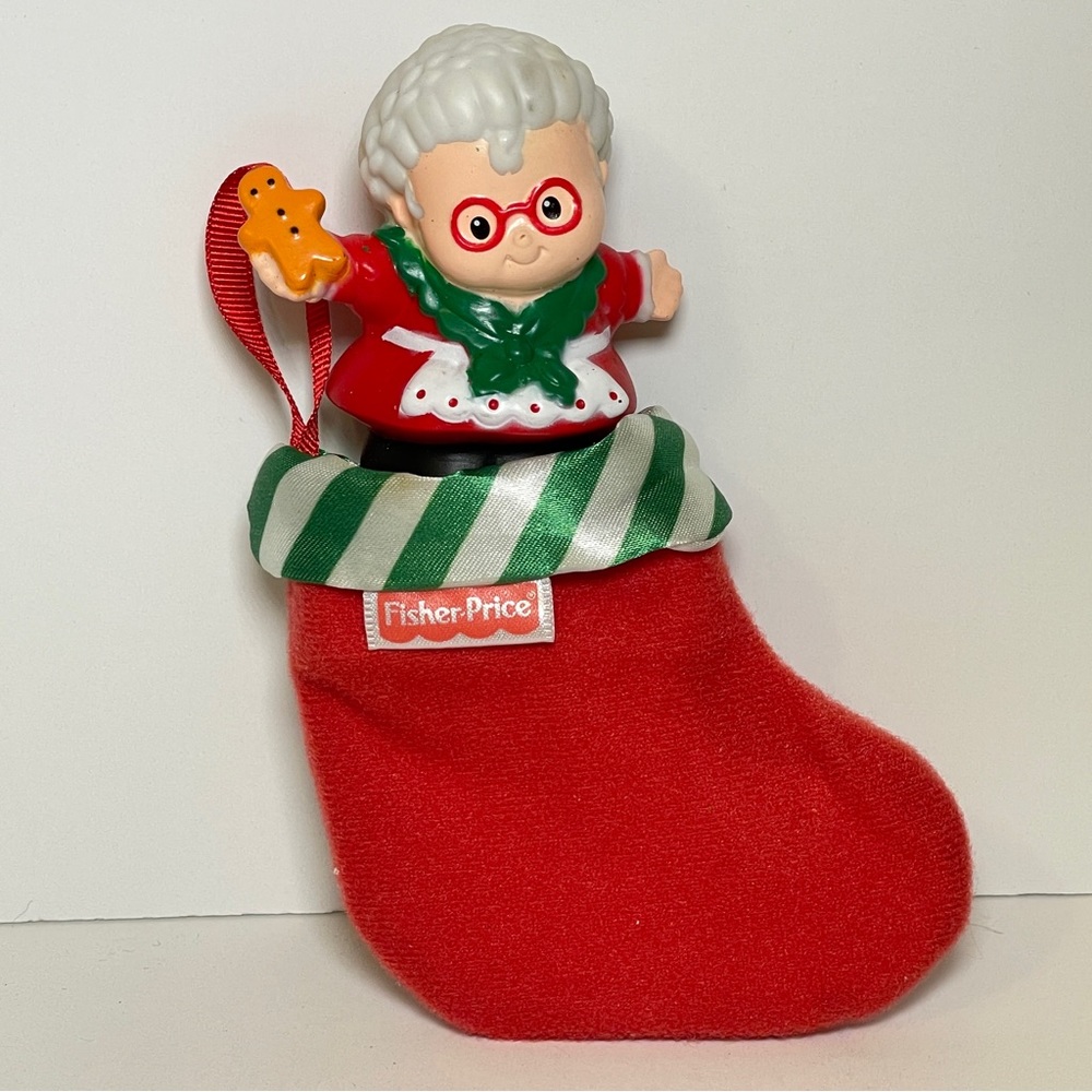 Fisher-Price Little People Figurine Mrs Claus Christmas Holiday Target Exclusive